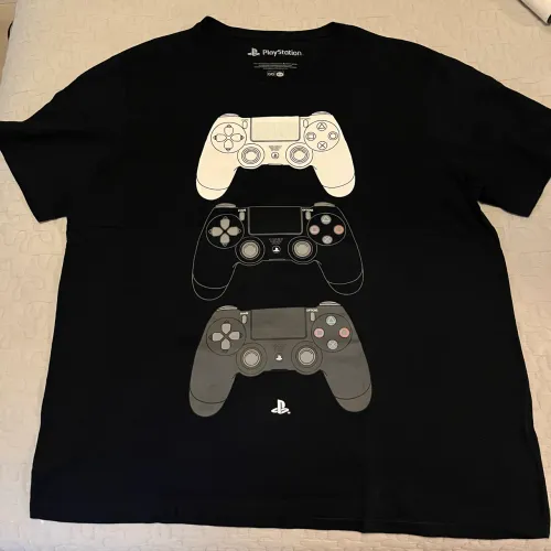 Camiseta PlayStation DualShock 4 Azul Marinho - C&A