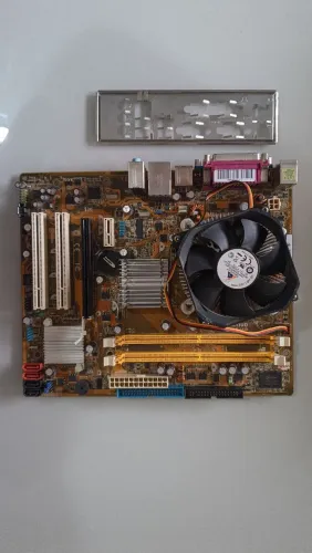 PLACA-MÃE POSITIVO AG31AP + PROCESSADOR CORE 2 DUO E5400 + COOLER