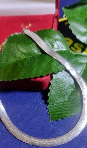 Pulseira Prata 925 Peso 7.70 Gramas 22 Cm 4.6 mm