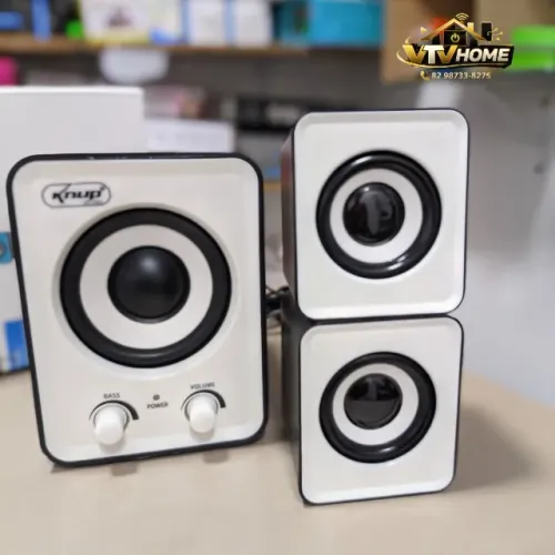 Caixinha Para PC e Notebook Com Subwoofer + Entrega Grátis