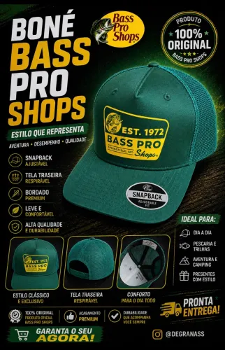 Boné bass pro shops original 