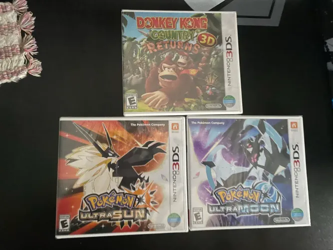 Kit 3 jogos lacrados 3ds leo
