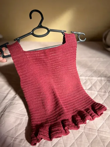 Blusinha de crochê