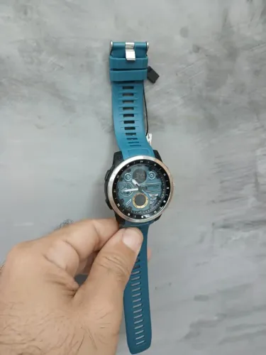 relógio masculino SANDA Esportivo Azul original (analógico e digital) - Novo!