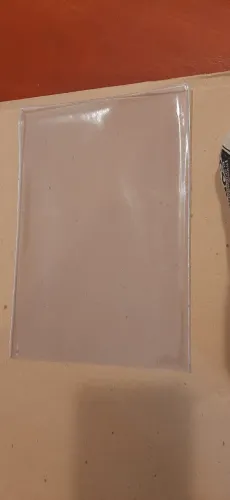 Envelope PVC Cristal para fichas 100 unidades