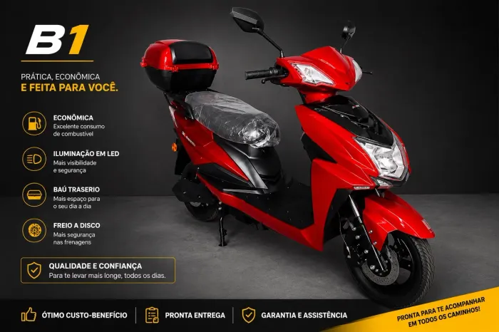 SCOOTER ELÉTRICA AXSPEED B1 0KM