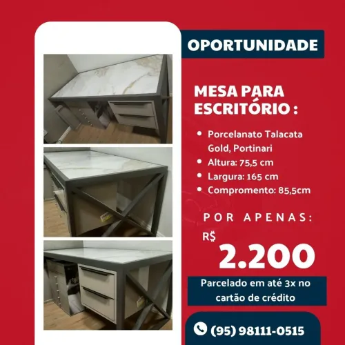 Vende-se mesa para escritório/ com possibilidade de negociação