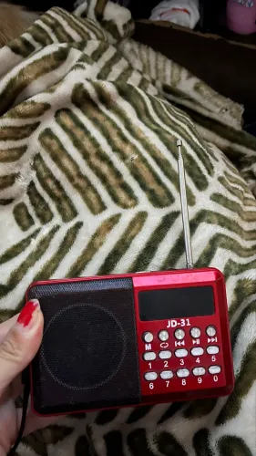 RADINHO DE BOLSO JD-31 DIGITAL - RECARREGÁVEL (ESTADO DE NOVO)