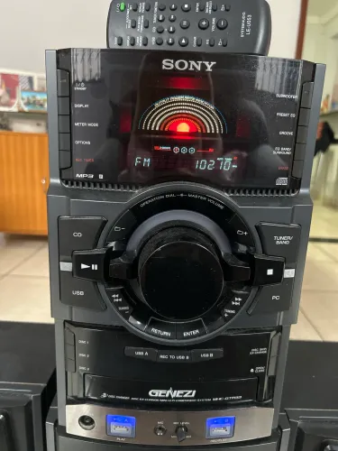 Mini system Sony completo - avaria