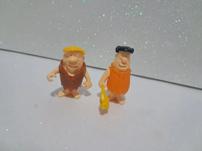 Lote miniaturas colecionáveis kinder Os Flintstones 