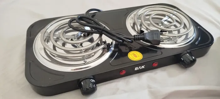 Coocktop Elétrico Original da Marca BAK 127V Novo Nunca Usado 2 Bocas