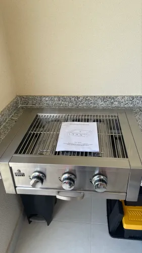 Churrasqueira a gás de embutir - Concept Grill