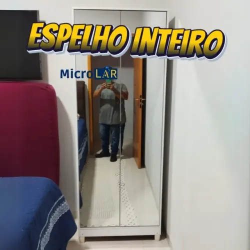 Sapateira Luxor com Espelho Inteiriço - Entrega e Monta na Hora