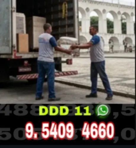 Frete Com Caminhão Limpo e Organizado