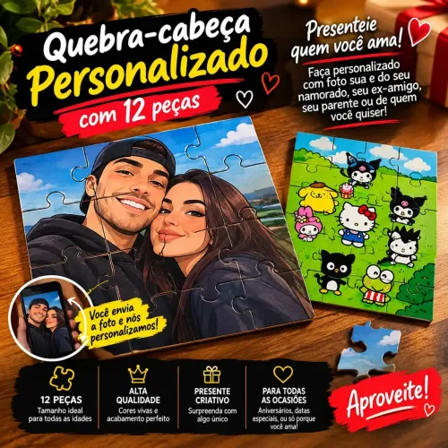 Quebra-cabeça personalizados