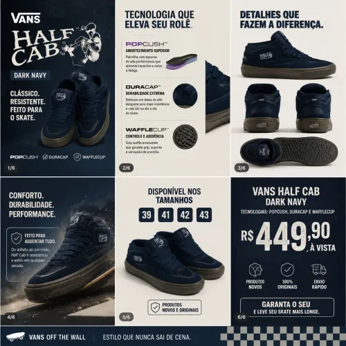  Vans Half Cab Dark/Navy