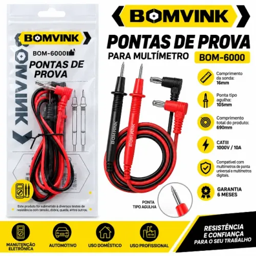 Pontas de Prova BOMVINK BOM-6000