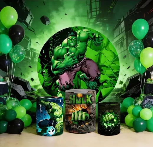 Seu super herói agora na decoração da sua festa