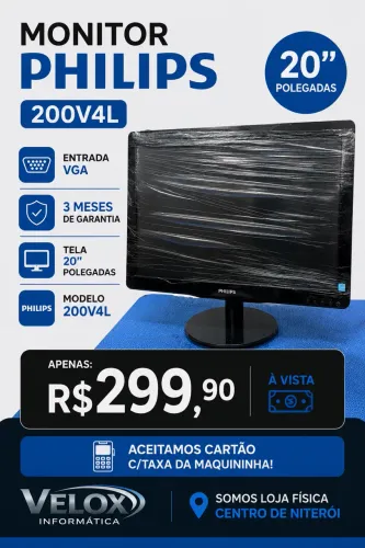 Monitor Philips 20 polegadas
