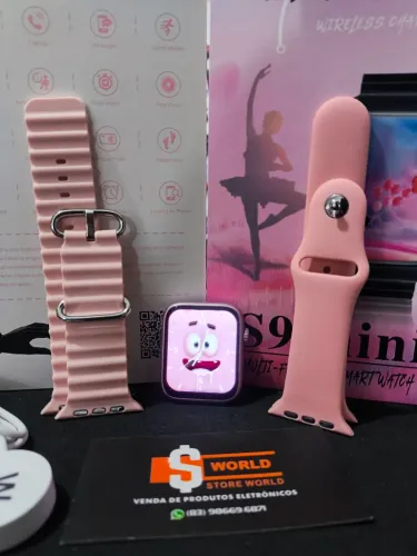 Relógio Inteligente S9 Mini com duas pulseiras - Pronta entrega. Loja Store World