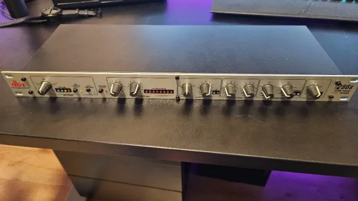 Processador Dbx 286s Mic Preamp Pré Compressor Enhanger