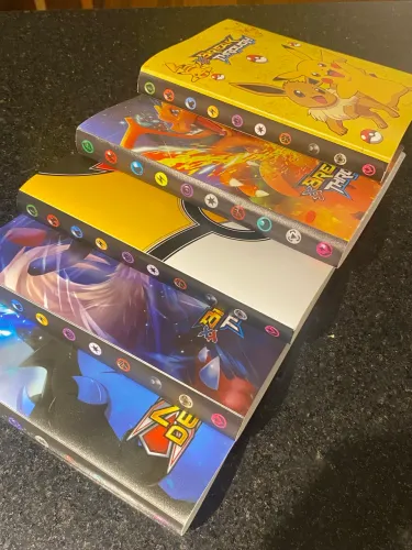 Coleção card Pokémon Ex + mini pasta