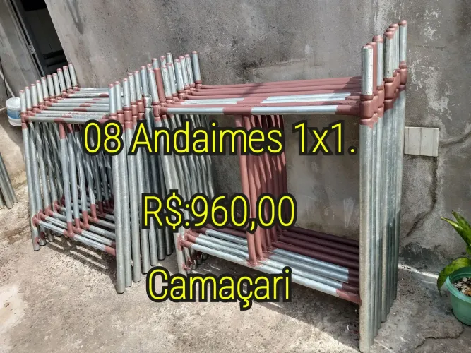 Andaimes 1x1 galvanizado CAMAÇARI 