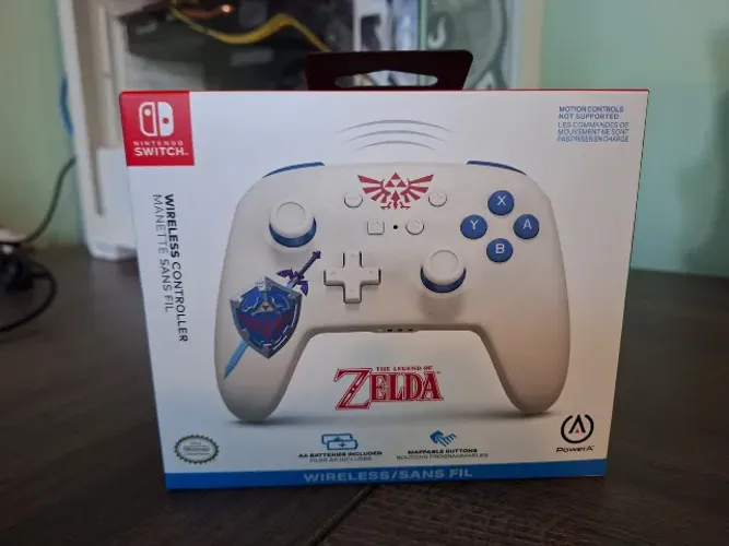 Controle sem fio Nintendo Switch Zelda Novo Lacrado Marca PowerA