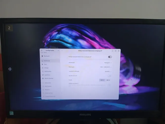 Vendo tela philips consumer electronics company 22"<br><br>Aceito propostas