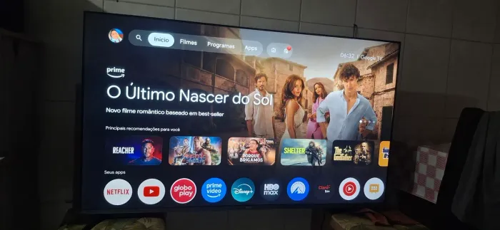 Vendo TV 60 polegadas 4k semi nova no valor 2400 philco