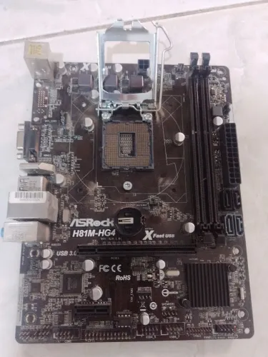 Placa mãe H81M-HG4 (com deifeito, para peças).