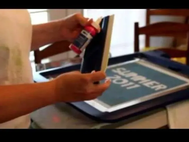 Máquina completa de serigrafia em casa