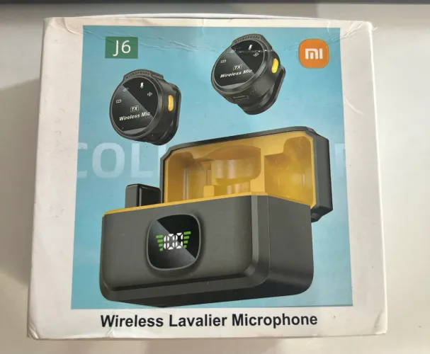Microfone Lapela Sem Fio J6 Xiaomi Original