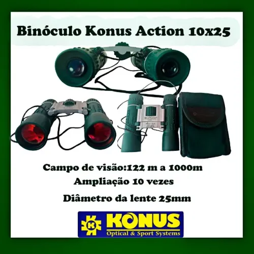 Binóculos Konus Action 10X25
