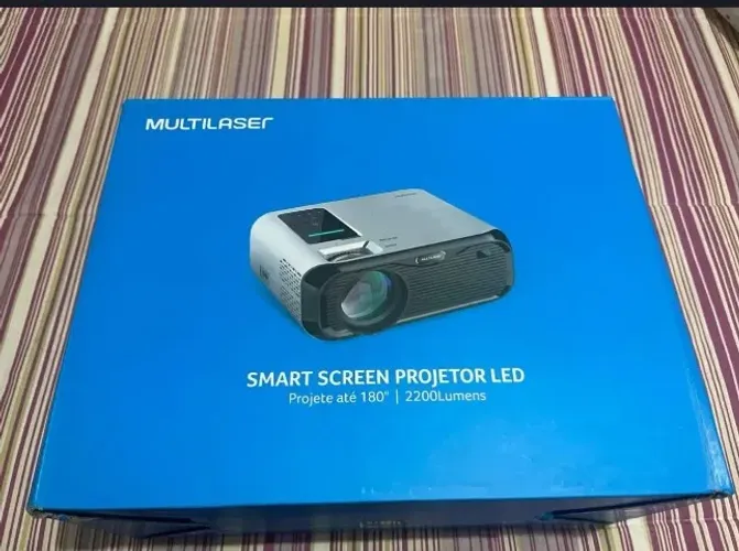 Projetor Multilaser LED 180" 2200Lumens
