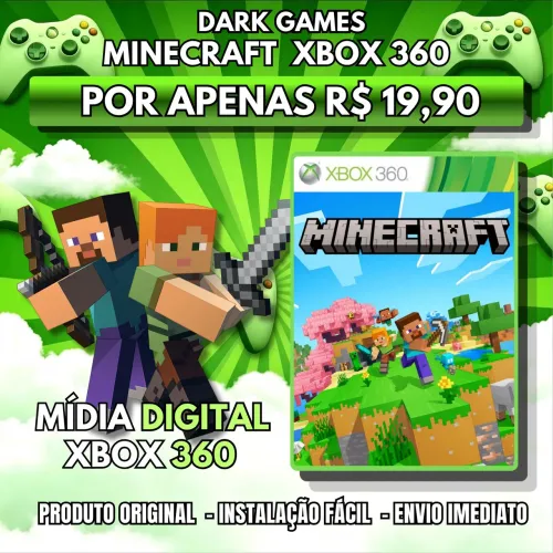 Minecraft pra Xbox 360