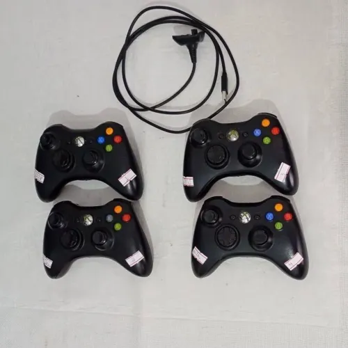 4 Controles Xbox 360 originais - Leia a descrição