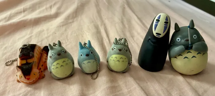 Lote de Miniaturas Studio Ghibli - Totoro e A Viagem de Chihiro - JAPÃO .