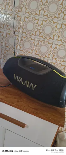 Caixa bombox WAAW alok caixa top som potente