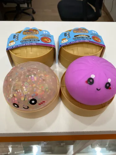 Squishe/lança bolhas / fone gatinho