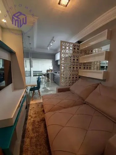 Apartamento com 1 dormitório para alugar, 52 m² por R$ 5.092,00/mês - Parque Campolim - So