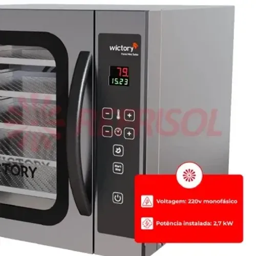 Forno de Convecção Digital com Vapor