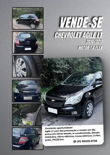Chevrolet Agile LT 1.4 MPFI 8V Flexpower 5P 2011