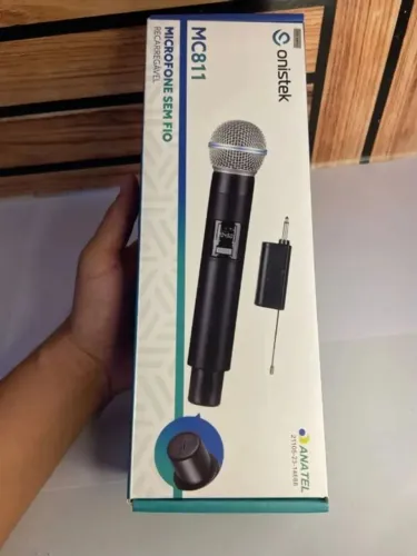 Microfone sem fio Recarregável 