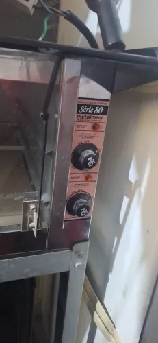 Forno Industrial Guilhotina Elétrico Metalmaq Série 80 + Suporte (Estado de Novo!)
