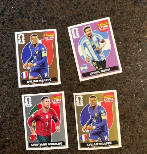 Lote 4 figurinhas copa do mundo 2026