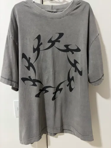 Camiseta Barra Crew Cinza Oversized - Tam. G - Excelente Estado