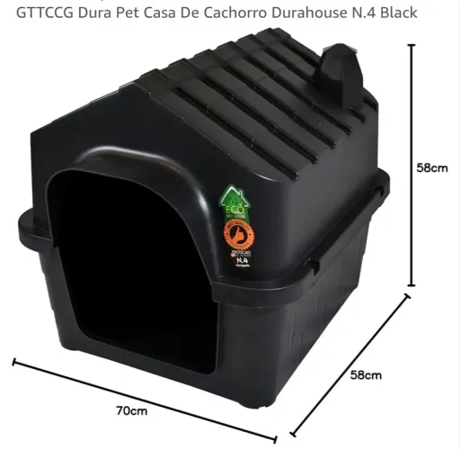 Casinha para Pet Durahouse N°04 BLACK 