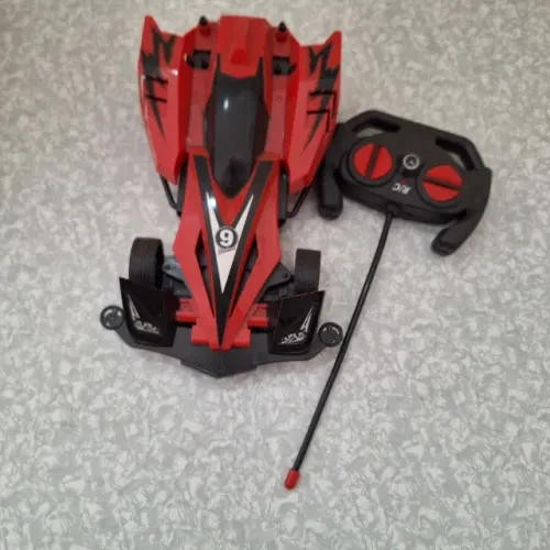 Carro Controle Remoto Radical Vermelho Candide 7 Funções - Sem Tampa do controle