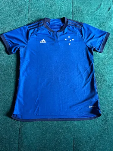 Camisa Cruzeiro 2023 Azul Original Adidas Feminino GG
